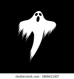 
gráfico vectorial de ilustración de vuelo fantasma de halloween