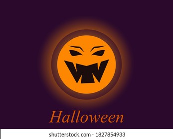 Illustration vector graphic of Halloween. good for text banners