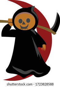 illustration vector graphic of halloween.fit for icon, symbol.