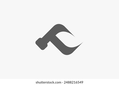 Illustration Vektorgrafik Grafik von Hammer bewegen Silhouette. Gut für Logo