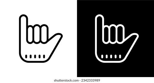 Illustration Vektorgrafik von Hand 10 Symbol. Hand-Symbol. Gesuter Symbol.