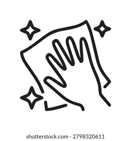 Illustration vector graphic of Hand Cleaning Surface Icon