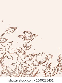ilustración vectorial gráfico dibujado a mano Fondo floral Batik