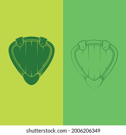 forma de esbozo 
se puede usar para el diseño y la firma de camisetas de componentes
vector de esbozos simples