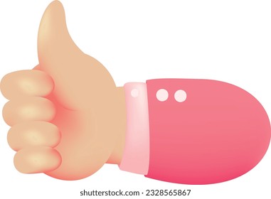 illustration vector graphic of hand like perfect for your emoji, sticker and design needs