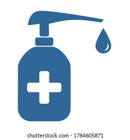 Illustration vector graphic of hand sanitizer bottle