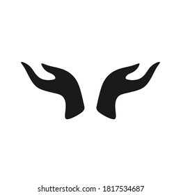illustration vector graphic of hand/horn logo or icon