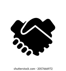 Illustration, Vektorgrafik des Handshake-Symbols