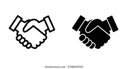 Illustration, Vektorgrafik des Handshake-Symbols