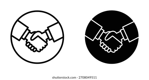 Gráfico de vetor de ilustração do ícone Handshake