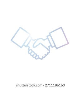 Illustration Vector Graphic of Handshake icon template