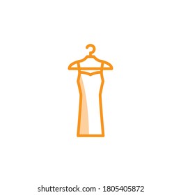 Illustration Vector graphic of hanger icon. Fit for fashion, wardrobe, clothes, retail etc.