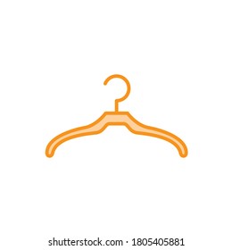 Ilustración Gráfico vectorial del icono del colgador. Apto para la moda, armario, ropa, comercio, etc.