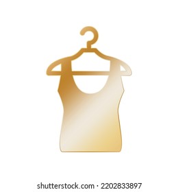 Illustration Vector graphic of hanger icon. Fit for fashion, wardrobe, clothes, retail etc.
