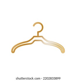 Illustration Vector graphic of hanger icon. Fit for fashion, wardrobe, clothes, retail etc.