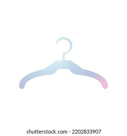 Illustration Vector graphic of hanger icon. Fit for fashion, wardrobe, clothes, retail etc.