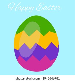 Illustration vector graphic of happy easter, perfect for greeting cards.