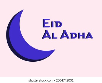 Illustration vector graphic of happy eid al adha