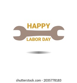 Gráfico vectorial de ilustración de feliz Día del Trabajo
