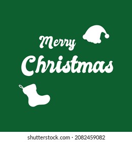 Illustration vector graphic of happy Merry Christmas
