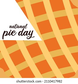 Illustration Vector Graphic Of Happy Pie Day