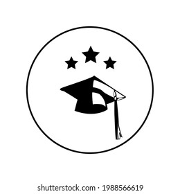 Ilustración Gráfica vectorial del diseño de la graduación