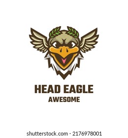 Illustration vector graphic of Head Eagle, good for logo design