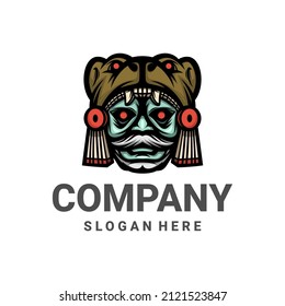 Illustration vector graphic of Head Indian, good for logo design