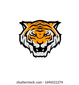 Illustration vector graphic of head tiger icon