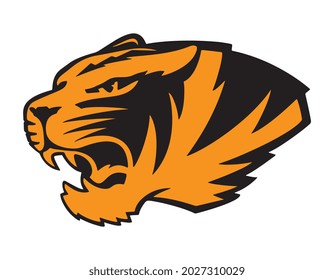 Illustration vector graphic of head tiger icon