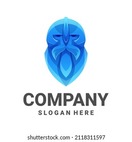 Illustration vector graphic of Head Viking Coloring, good for logo design