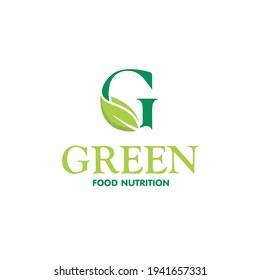 Illustration vector graphic of health diet nutrition concept Logo Design template