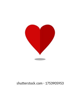 Gráfico vectorial de ilustración del icono del corazón