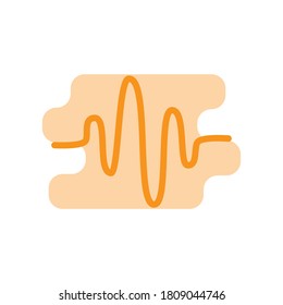 Illustration Vector graphic of heart pulse icon. Fit for cardiogram, healthy, diagnosis etc.