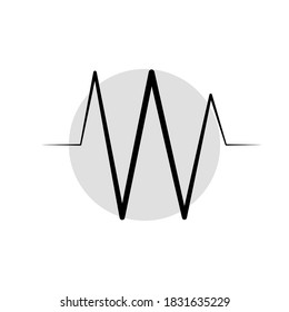 Illustration Vektorgrafik des Herzinfarktsymbols