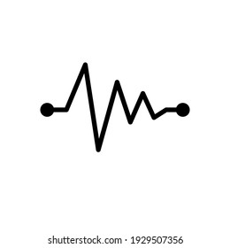 Illustration Vector graphic of heart pulse icon