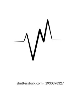 Illustration Vector graphic of heart pulse icon