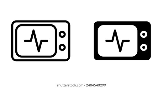 Illustration Vektorgrafik des Herzimpulses Symbol. Geeignet für Kardiogramm, Gesund, Diagnose etc.