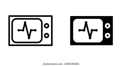 Illustration Vektorgrafik des Herzimpulses Symbol. Geeignet für Kardiogramm, Gesund, Diagnose etc.