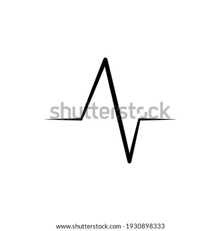 Illustration Vector graphic of heart pulse icon