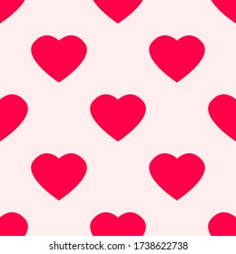 Illustration vector graphic of heart seamless pattern