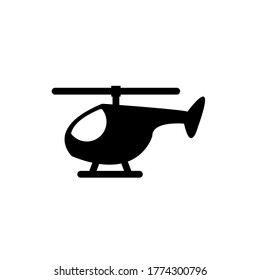 Illustration Vector Graphic of Helicopter Icon