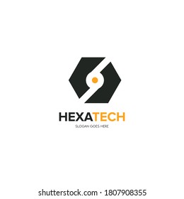 Illustration Vector Graphic of Hexagon Technology Logo. Perfect to use for Technology Company