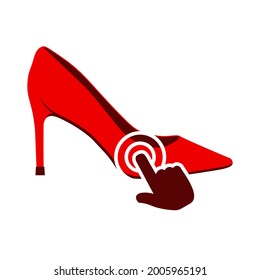 Illustration Vector Graphic of High Heels Store Logo. Perfect to use for Fashion Company