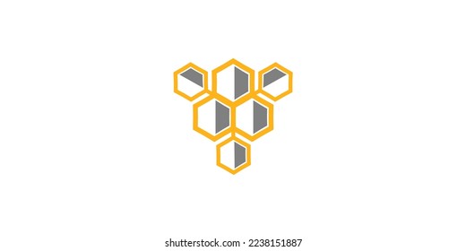 illustration vector graphic of hive bee