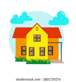 gráfico vectorial de ilustración del hogar