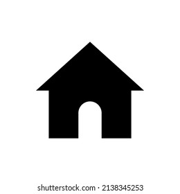 Illustration, Vektorgrafik von Heimsymbol. Konzept flach Design. Ideal für Icon, Poster, Banner, Web, Label, Zeichen, Symbol, Logo, Karte, Vorlage, Anwendung, etc.