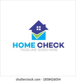 Illustration vector graphic of home inspection company logo design template