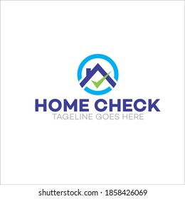 Illustration vector graphic of home inspection company logo design template