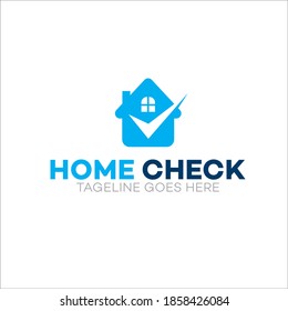 Illustration vector graphic of home inspection company logo design template